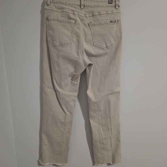 Joseph Ribkoff Taupe Straight Leg Jeans - Picture 6 of 12